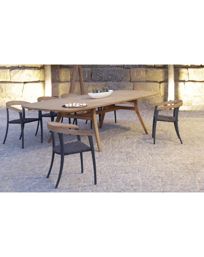 ZIDIZ Natural Teak Extension Table - ZDZ 320 Royal Botania Royal Botania - 1