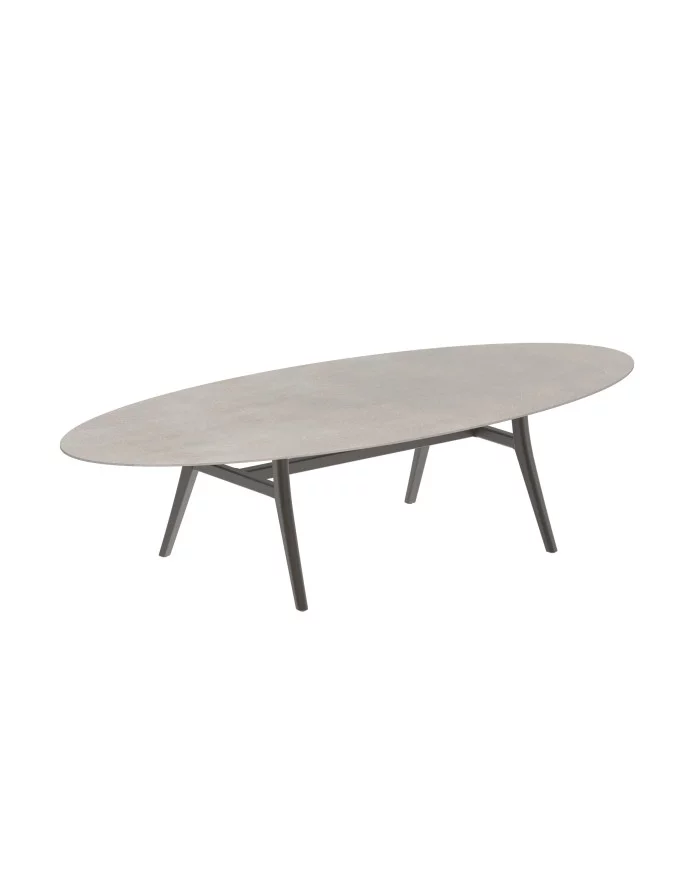 Table ZIDIZ Oval 320x140cm Ceramic PG & Teak - Royal Botania ZDZ 3214 Royal Botania - 1