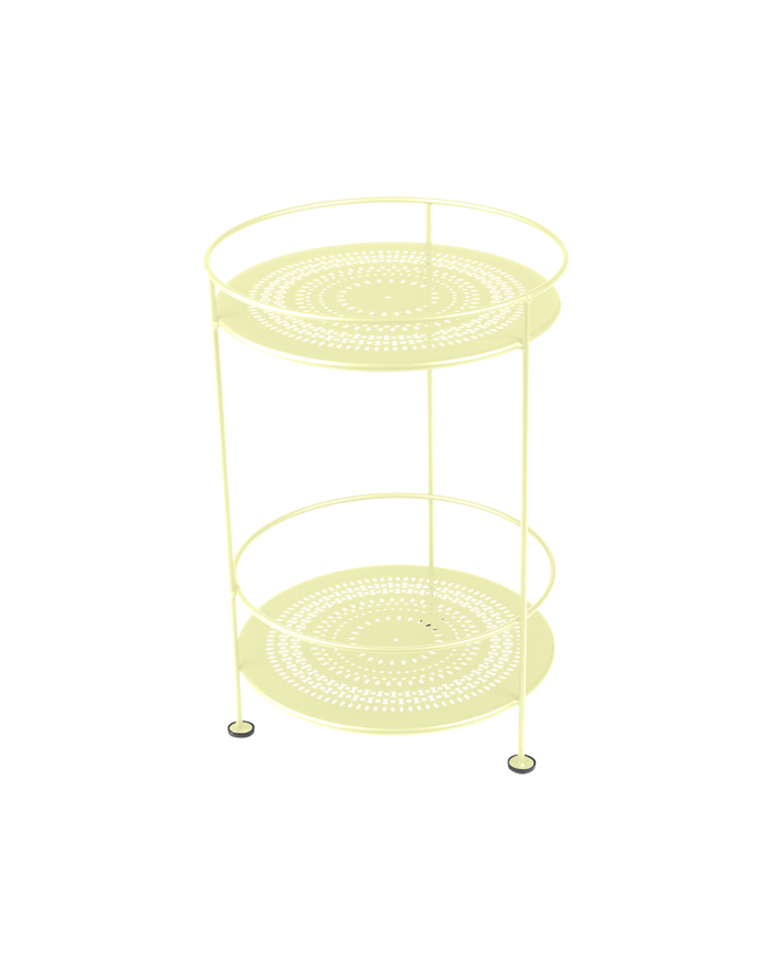 Double perforated pedestal table Guinguette Fermob Fermob - 5