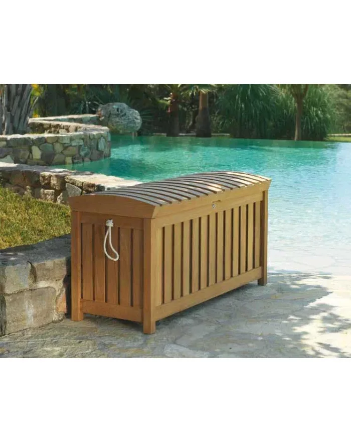 Garden chest Saqqara Teak 130 cm - Les Jardins Les Jardins - 1