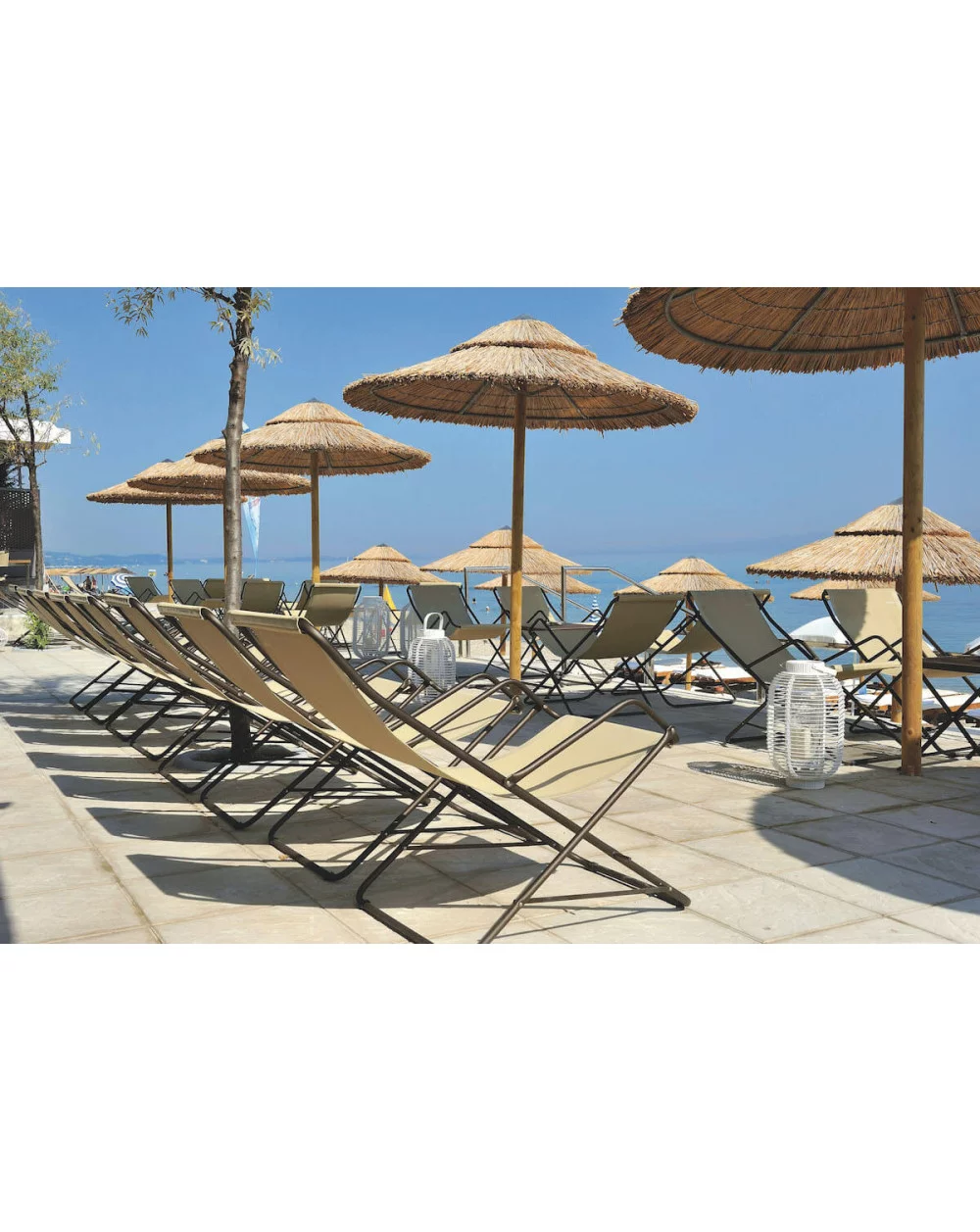 Chaise Longue Bahama EMU : Fer Antique, Repliable, Confortable Pour Jardin Ou Terrasse