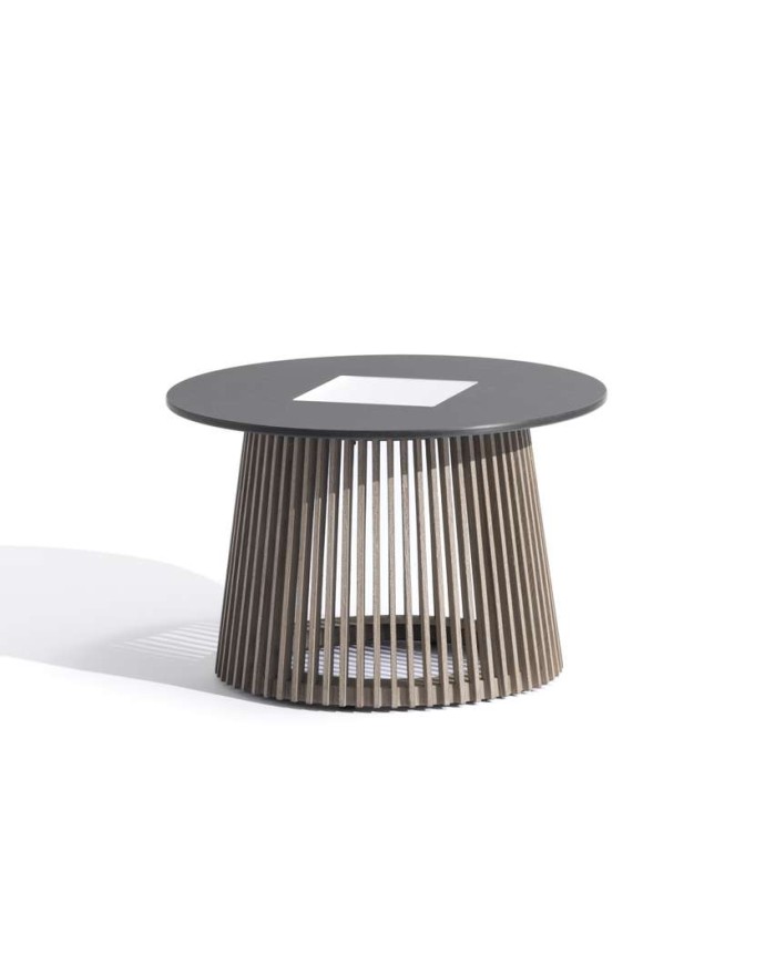 Les Jardins - TECKA Solar Lighted Coffee Table M - Outdoor furniture - test Les Jardins - 1