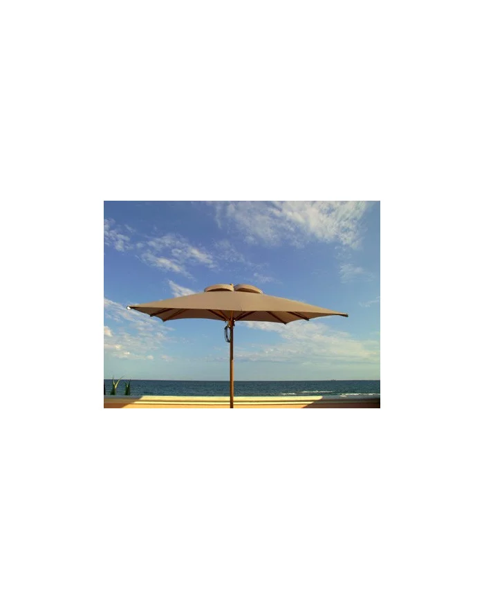 Parasol teck 3 x 3 m - Les Jardins Les Jardins - 1