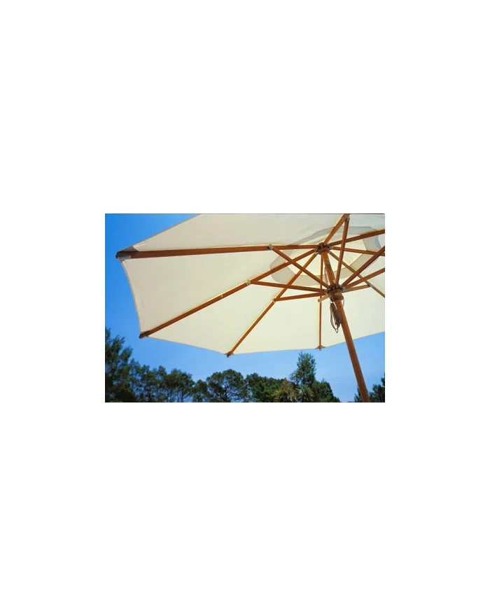 Parasol teak diam 3,2 m - Les Jardins Les Jardins - 1