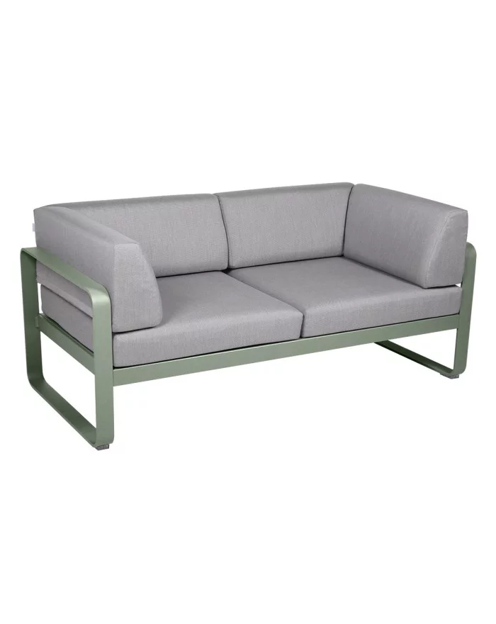 Club sofa 2 seater Bellevie Fermob Flannel Grey Fermob - 4