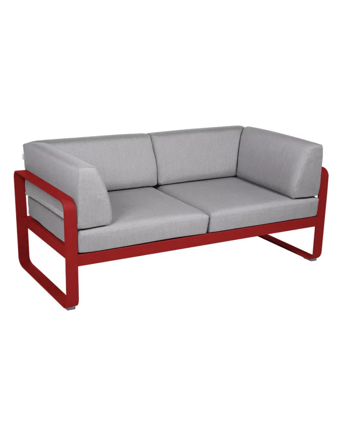 Club sofa 2 seater Bellevie Fermob Flannel Grey Fermob - 4