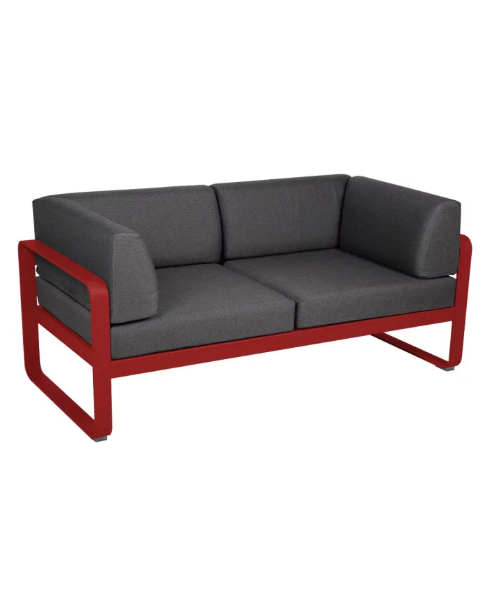 Club sofa 2 places Bellevie Fermob Graphite Grey Fermob - 4