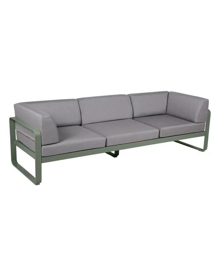 Club Sofa 3 Seater Bellevie Fermob Flannel Grey Fermob - 4