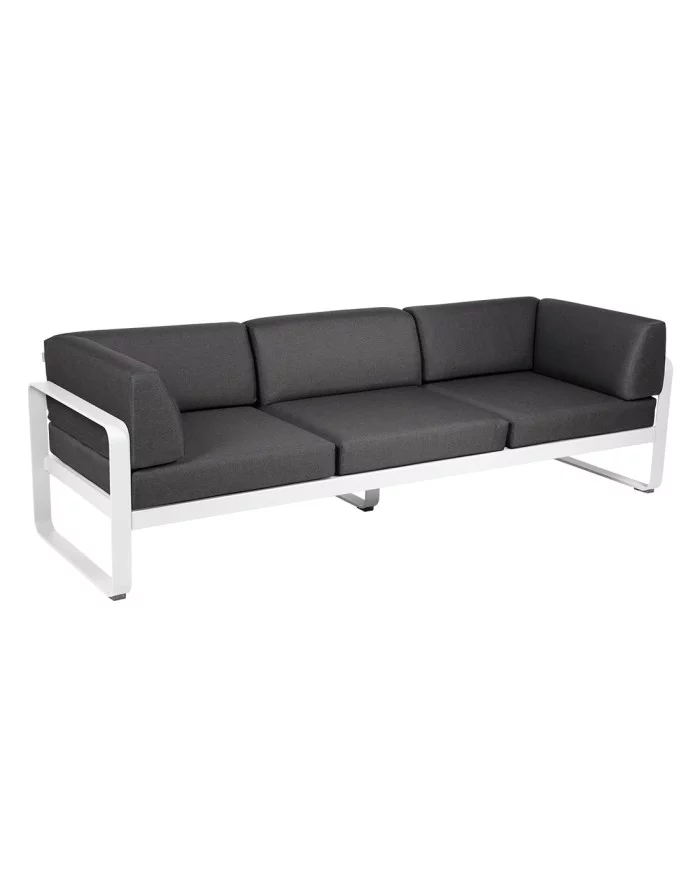 Club sofa 3 places Bellevie Fermob Graphite Grey Fermob - 4