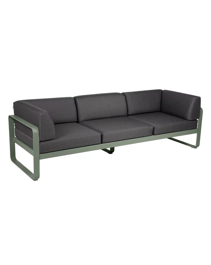 Club sofa 3 places Bellevie Fermob Graphite Grey Fermob - 4