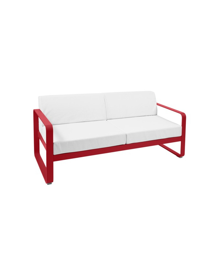 Sofa 2 places Bellevie Fermob White Grey Fermob - 12