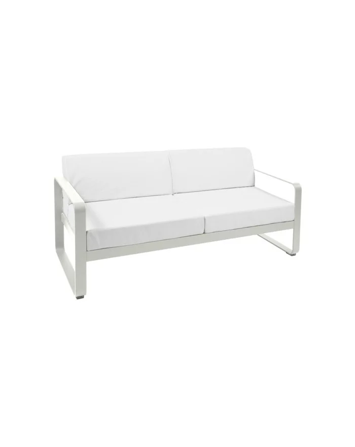 Sofa 2 places Bellevie Fermob White Grey Fermob - 12