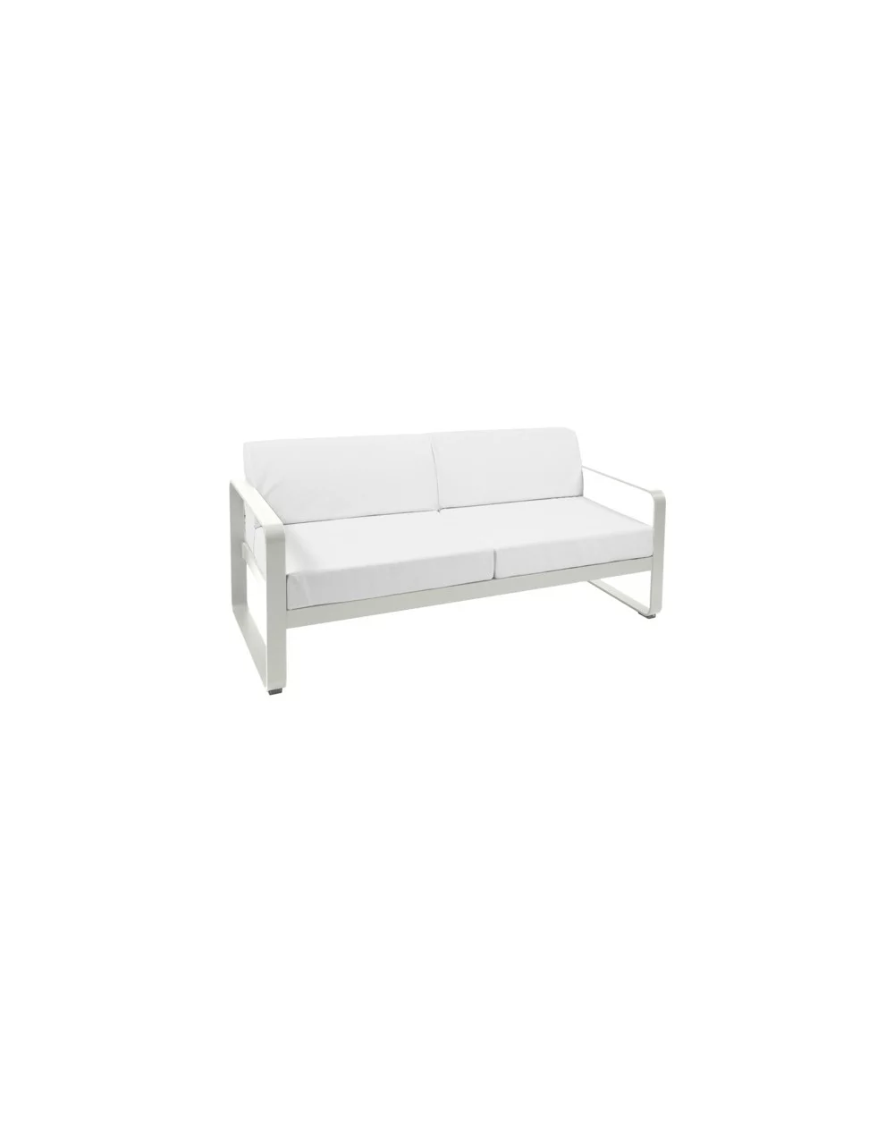 Sofa 2 places Bellevie Fermob White Grey Fermob - 17 Sofa 2 places Bellevie Fermob White Grey Fermob - 17