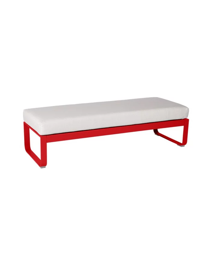 2-seater bench Bellevie Fermob White Grey Fermob - 8