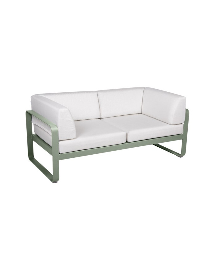 Club sofa 2 places Bellevie Fermob White Grey Fermob - 4