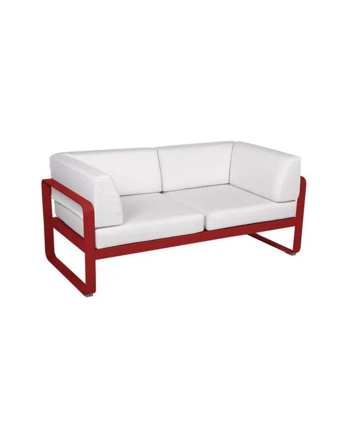 Club sofa 2 places Bellevie Fermob White Grey Fermob - 4